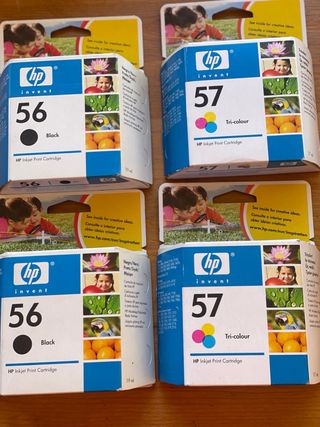 Tóner HP 56 Negro y 57 Tricolor vendo por separado