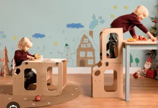 Torre aprendizaje Montessori madera