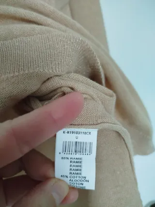 Jersey oversize beige