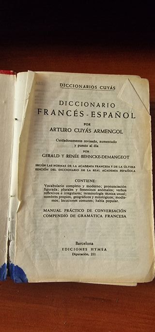 Diccionario Francés–Español / Español–Francés 1971