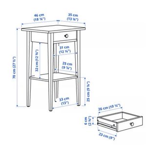 Mesita Auxiliar Blanca IKEA