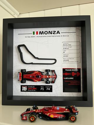 Cuadro F1 Charles Leclerc Monza 2024