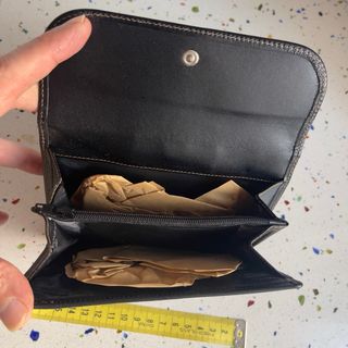 Bolso monedero señora negro y gris