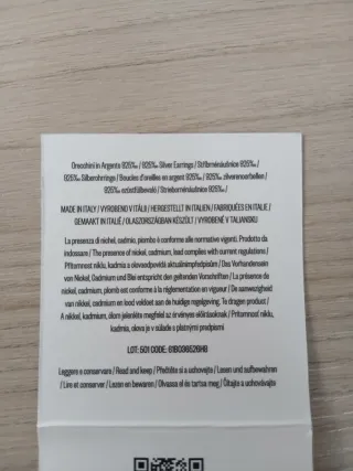 Orecchini Comete Gioielli Argento 925 Stella