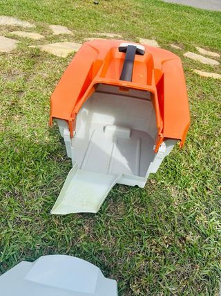 Cortacésped Stihl Eléctrico Naranja/Blanco