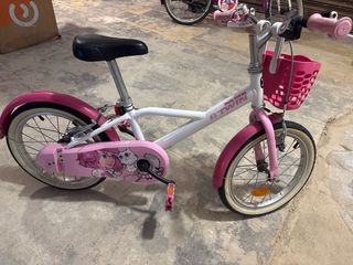 Bicicleta B-Twin Niña Rosa