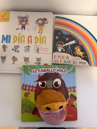 Set de 3 libros infantiles