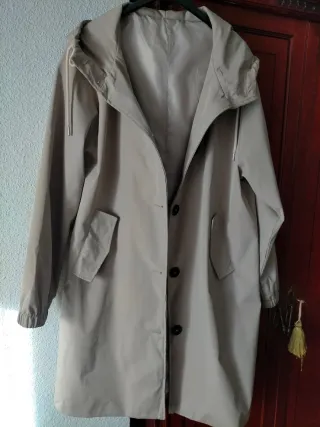 Gabardina Beige Talla 48 Nueva
