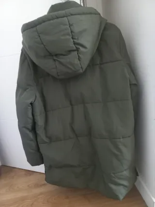 Parka verde militar adolescente/mujer