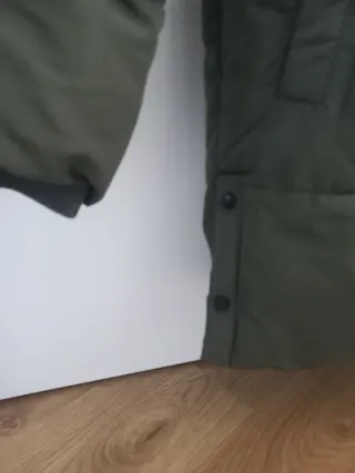 Parka verde militar adolescente/mujer