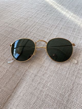 Gafas Ray-Ban Round Metal Doradas Originales