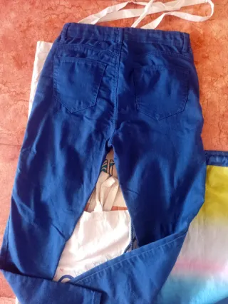 Pantalón azul mujer Talla S