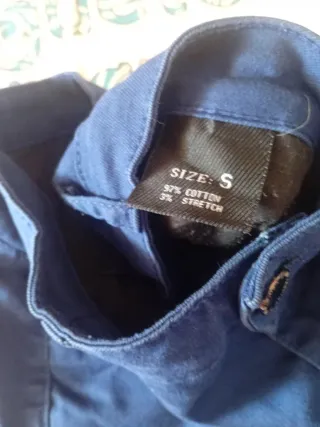 Pantalón azul mujer Talla S