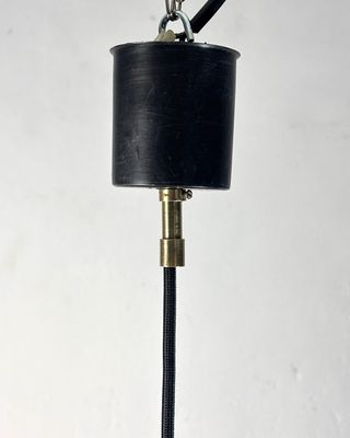 Lampada sospensione mid century vetro opalino
