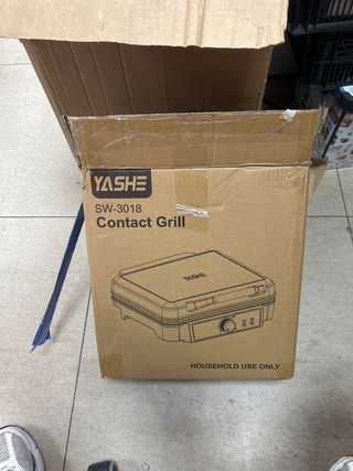 YASHE Grill Sandwichera Plancha Eléctrica