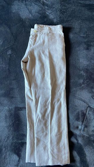 Traje comunión niño beige talla 12