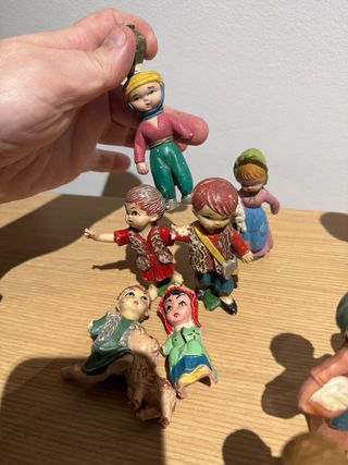 Figuras Belén cabezones antiguas