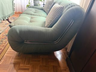 Sofá 2 plazas vintage verde