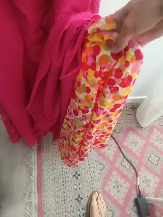 Traje de flamenca fucsia