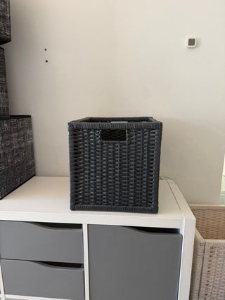 2 Cajas Almacenaje Ikea Branas Mimbre