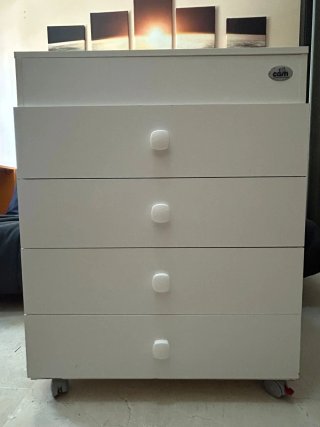 Mueble cambiador bebé 4 cajones