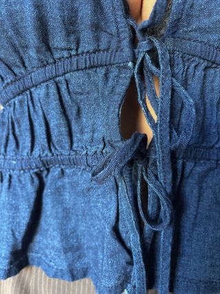 Top Pull&Bear denim sin mangas