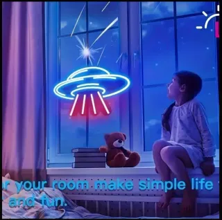 Lampada Neon LED "UFO"