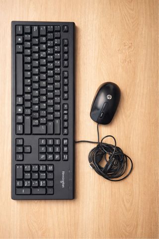 Teclado y Ratón HP Negros