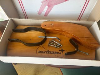 Jamonero madera y metal nuevo