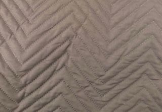 Funda nórdica gris con diseño zigzag