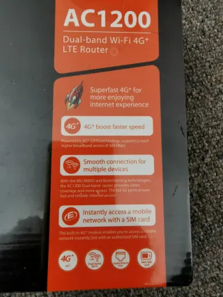Router 4G+ Tenda 4G09 AC1200 NUEVO PRECINTADO
