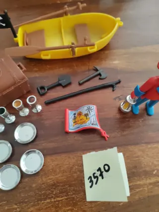 Playmobil 3570 Pirati con barca e tesoro