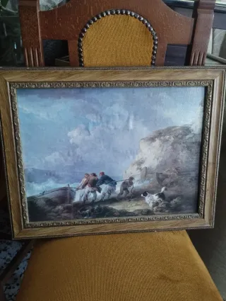 Réplicas de pinturas antiguas con marco