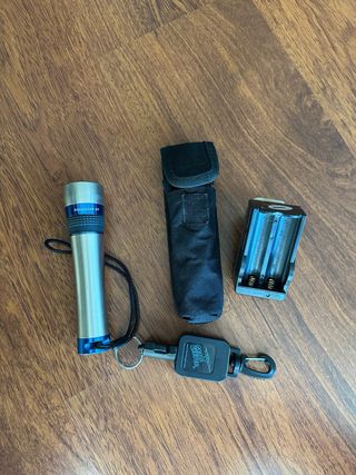 Linterna de buceo TOVATEC + otra de regalo+extras