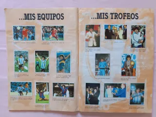 Álbum Fútbol Maradona+Liga 84/85 completo con todo