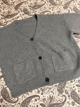 Chaqueta cardigan gris Forever 21 Talla L