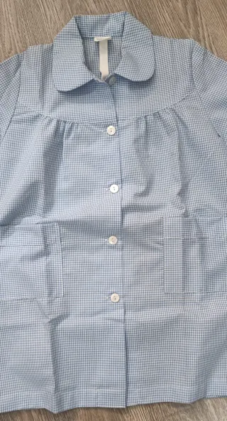 Babero largo fino azul, Talla 4- 3€!!
