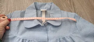 Babero largo fino azul, Talla 4- 3€!!