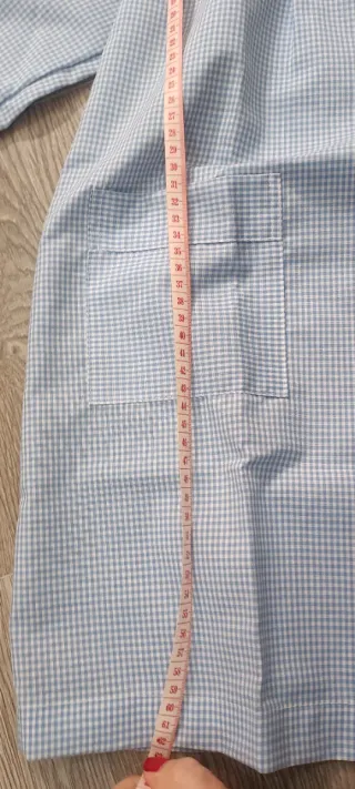 Babero largo fino azul, Talla 4- 3€!!