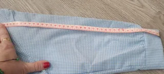 Babero largo fino azul, Talla 4- 3€!!