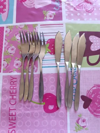 4 Cubiertos de Pescado marca Dalia