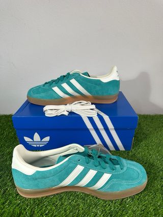 Zapatillas Adidas Gazelle Indoor Verdes Talla 41