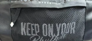Mochila Gym Oysho Fitness Negra