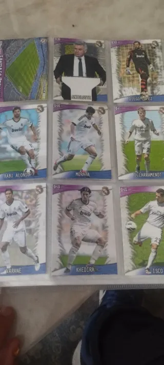 Cromos de fútbol RM y FCB II