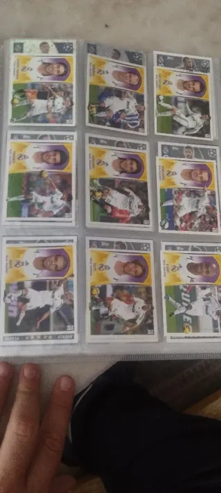 Cromos de fútbol RM y FCB II