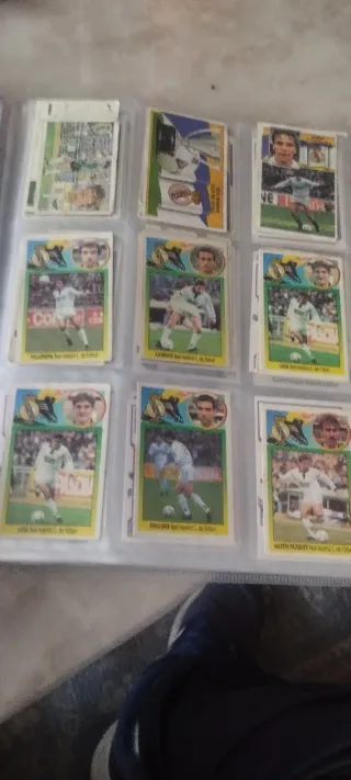 Cromos de fútbol RM y FCB II