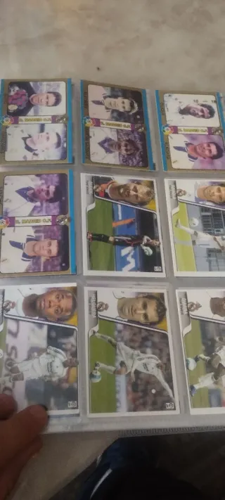 Cromos de fútbol RM y FCB II
