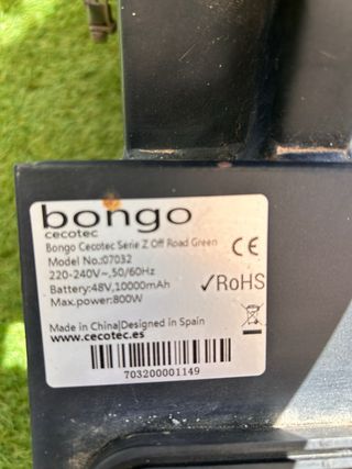 Patinete Cecotec Bongo Off Road Green