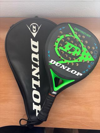 Pala Pádel Dunlop Destroyer Negra/Verde