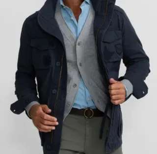 Cazadora Cortavientos Aviador SILBON Talla S